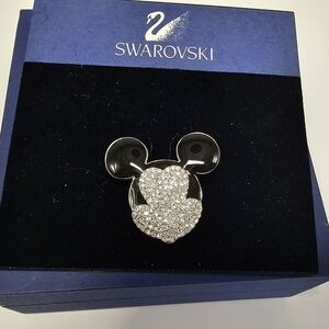 Swarovski Crystal Mickey Mouse Pin